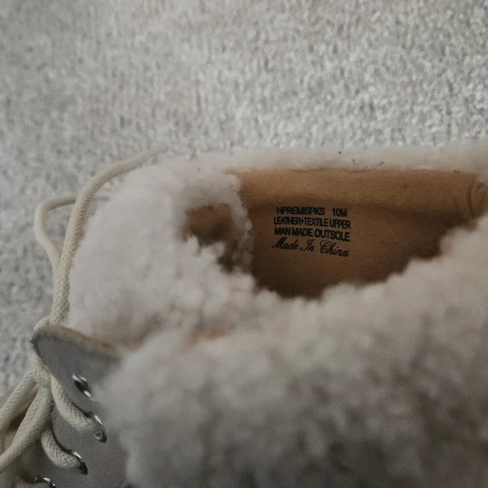 Donald J. Pilner Real Fur Suede Boots - Size 10 - Picture 4 of 6